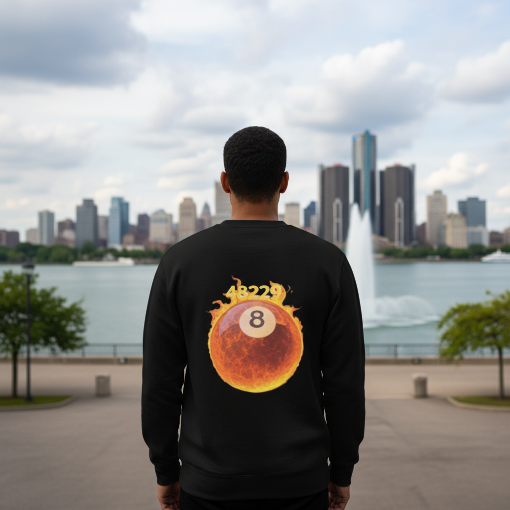 7WAYS sweatshirt back at Belle Isle Park